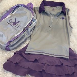 Collectible playboy golf -girls of golf outfit.